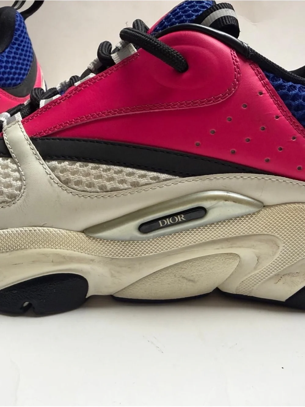 Dior B22 Sneakers Pink Blue White Black EU 43 US 10 Men’s w/ Original Box